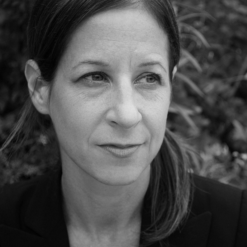 Black and white photo of Kate Bernheimer